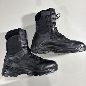 511 Tactical Boot ATAC Storm 8" Side Zip Mens 12 Black Waterproof Military Heavy